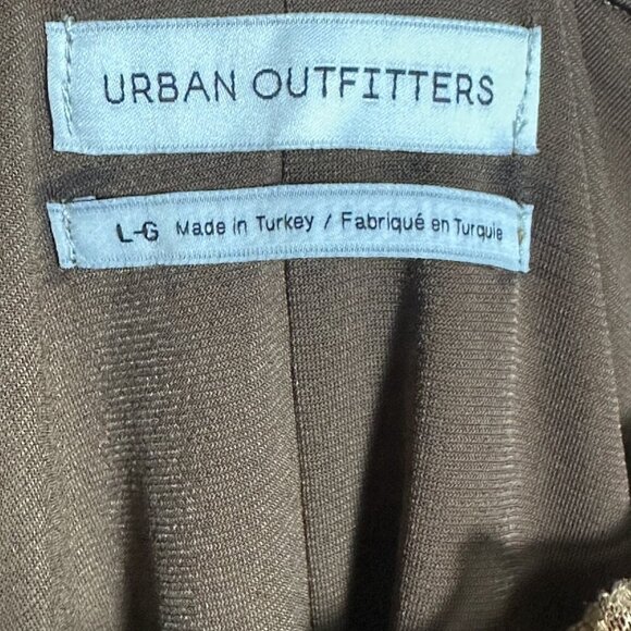 Urban Outfitters Moxie Mesh Mini Slip Dress Brown Size L Lined Casual Travel - Picture 9 of 12